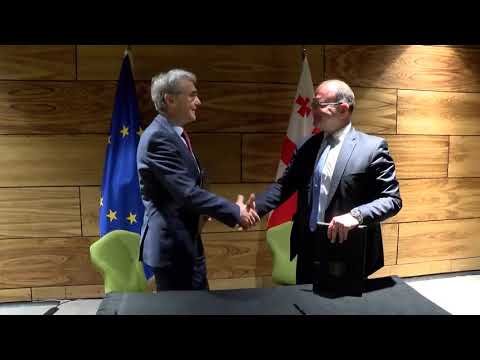 08 06 2018 წყლის რესურსების მართვაზე საფრანგეთთან მემორანდუმი გაფორმდა