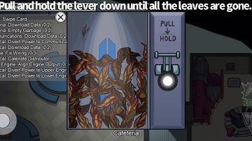 Among Us The Skeld - Cafeteria then Storage - How to Empty Garbage