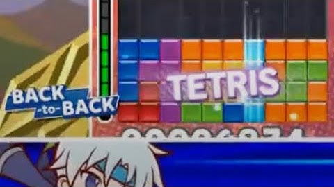 The Double Tetris Perfect Clear vs Puyo!