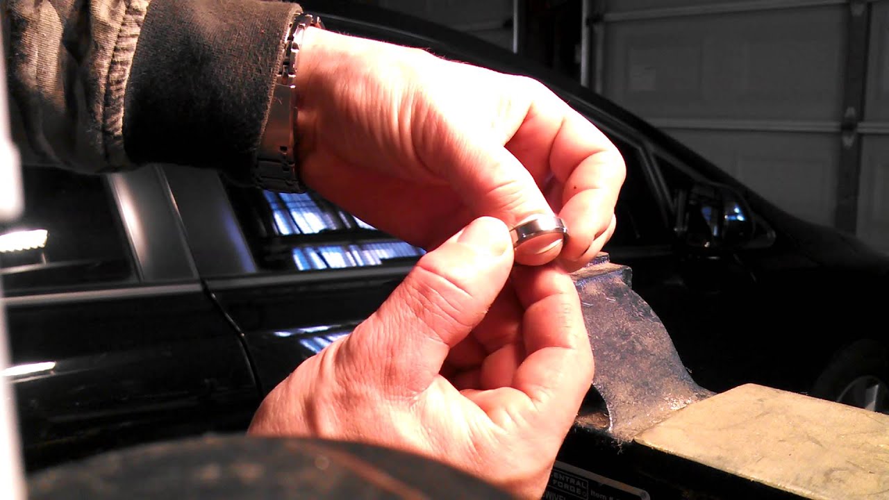 polished tungsten carbide ring YouTube