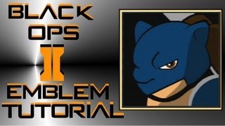 Call of Duty Black Ops 2 : Blastoise Pokemon Emblem Tutorial (Version 2)