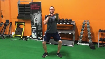 Offset Racked Goblet Squat