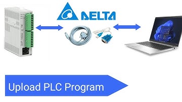 How to upload program from delta plc / Delta Communication cable RS 232  / Upload program