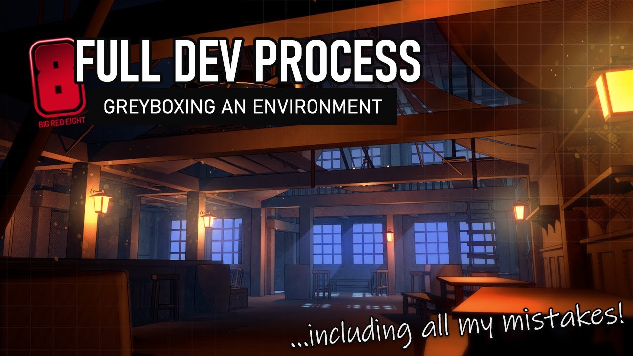 Chilled Level Greyboxing from Scratch in UE5 | Full Dev Process (...Mistakes Included!)