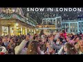 London Christmas Evening Lights Tour | Covent Garden to Luxury Mayfair | London Winter Walk [4K HDR]