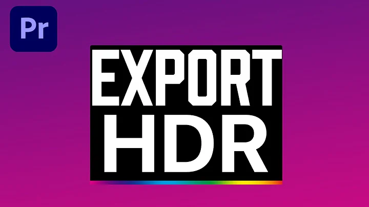How To Export iPhone HDR Video In Premiere Pro