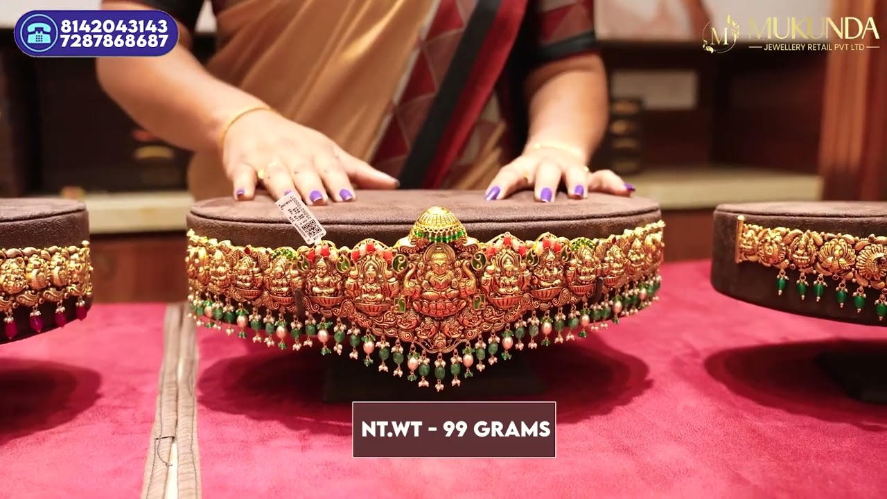 Beautiful lightweight Vaddanam collection Mukunda