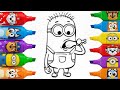Easy Minions Drawing Step by Step | Drawing for Kids
