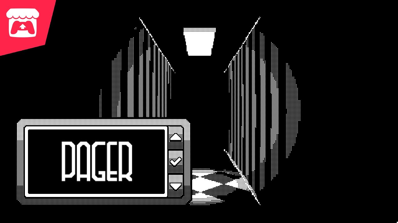 PAGER - A 1-bit 3D Kafkaesque horror in a 90s office building!