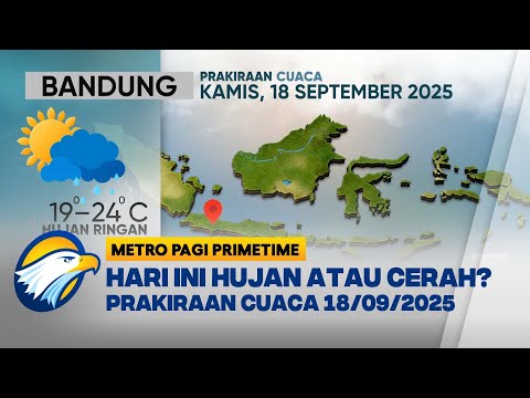 Hari Ini Cerah Atau Hujan Prakiraan Cuaca 18 September 2025 Metro Pagi Primetime