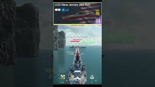 🔥NEW USS New Jersey Battleship Damage Test🚢 #modernwarships