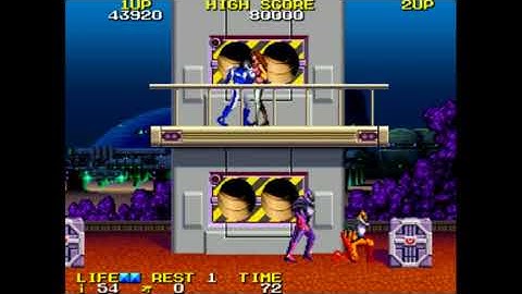 Rolling Thunder 2 Arcade Gameplay Sample 1cc