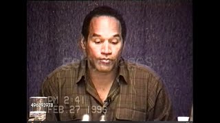 OJ Simpson Deposition - (Day 9) Feb 27th 1996 - Part 4/5