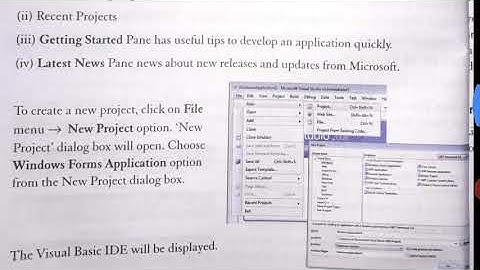 Class 8. Lno.4. Introduction to Visual Basic.  Part -1