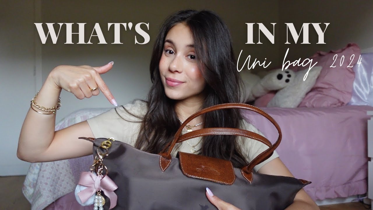 Ce qu'il y a dans mon sac de cours 2024 👜🎓🫶🏻