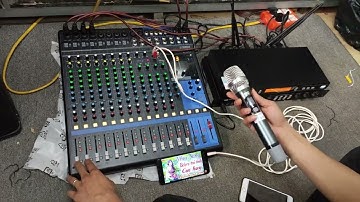 [Chia sẻ]  Kết hợp bàn Mixer với Vang Số và micro không dây. Hỗ trợ MC và hát Karaoke hiệu quả