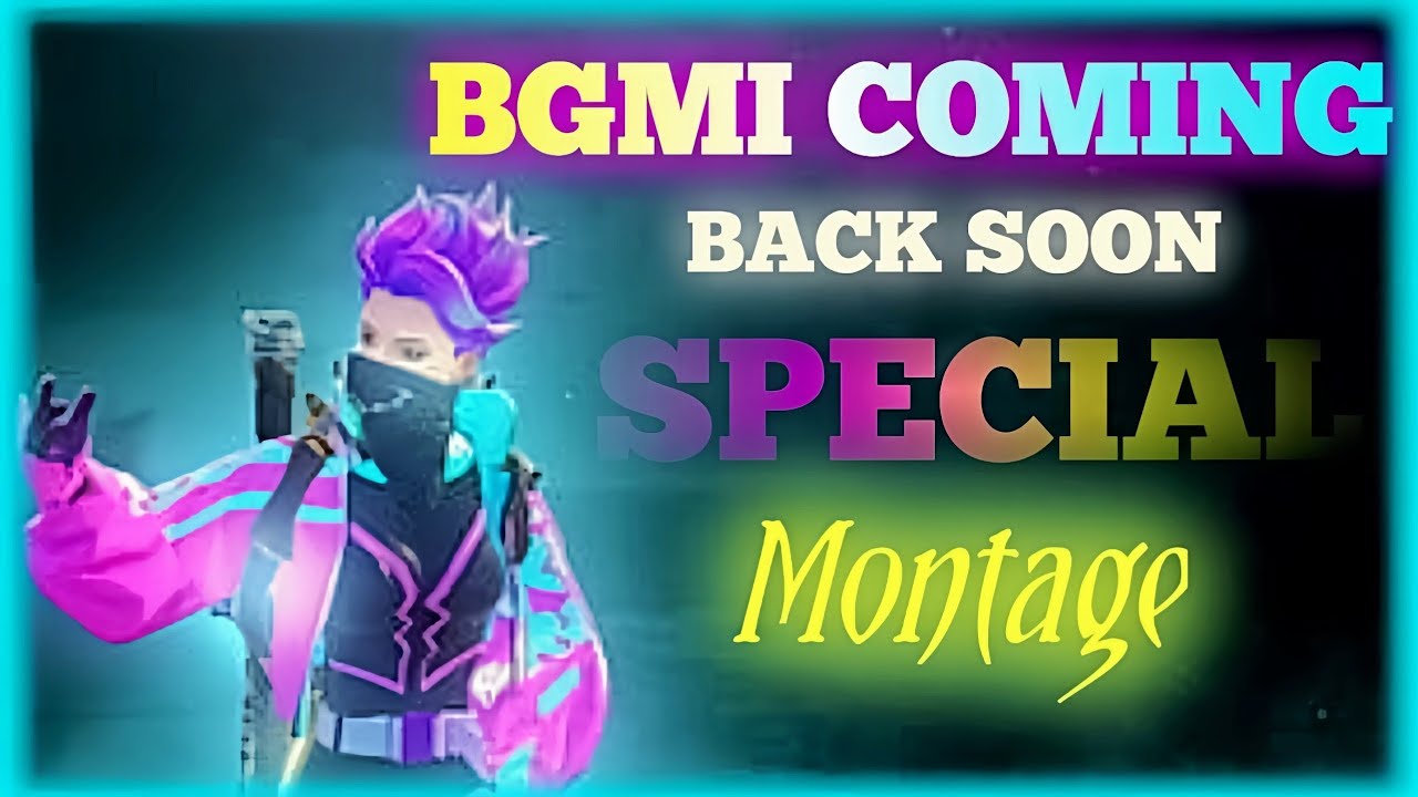 Bgmi Back Soon Special Montage | Word Fastest Montage | Amplifier Beat Sync Montage 