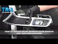 How to Replace Front Interior Door Handles 2011-2019 Ford Explorer