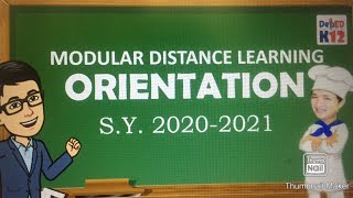 Parent's Orientation School Year 2020-2021