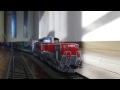KATO製改DD51-1156コンテナ列車一部並走 の動画、YouTube動画。