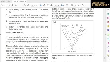 Synchronous Motor Part 2
