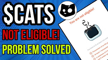 Cats Withdraw Not Eligible Problem Solved Must Watch