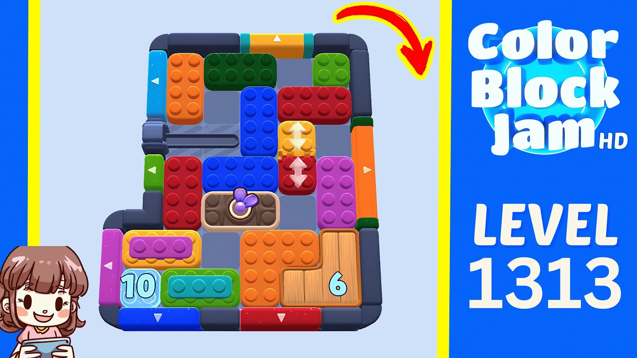 Blockb いろい Color Block Jam Level 1313 Solution Walkthrough - YouTube