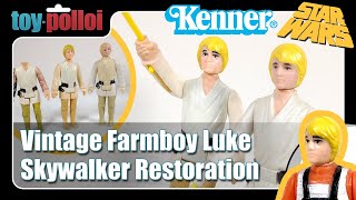 Vintage Star Wars Farmboy Luke Skywalker restoration - Toy Polloi