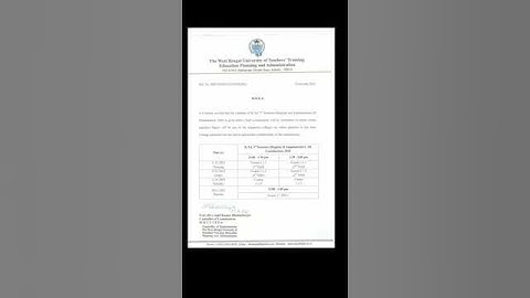 WBUTTEPA EXAMINATION   SCHEDULE  B.Ed 1ST SEM 2020 ,B.Ed 1st exam schedule 2020,wbuttepa,