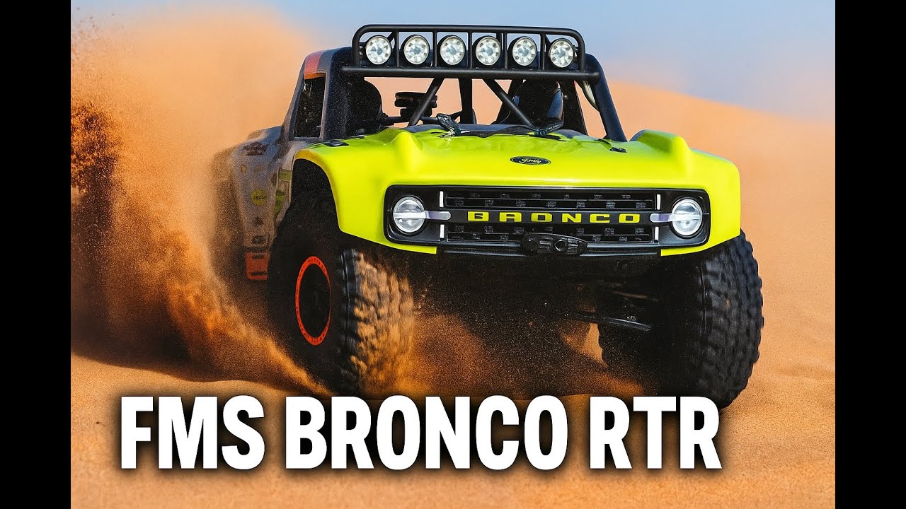 🏜️ Первый заезд НОВОГО FMS Bronco RTR!! Впечатлит он или разочарует?!