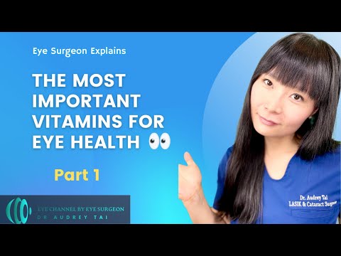 The MOST Important Vitamins For Eye Health Part 1 – Eye Surgeon Explains (NOT a sponsored video)