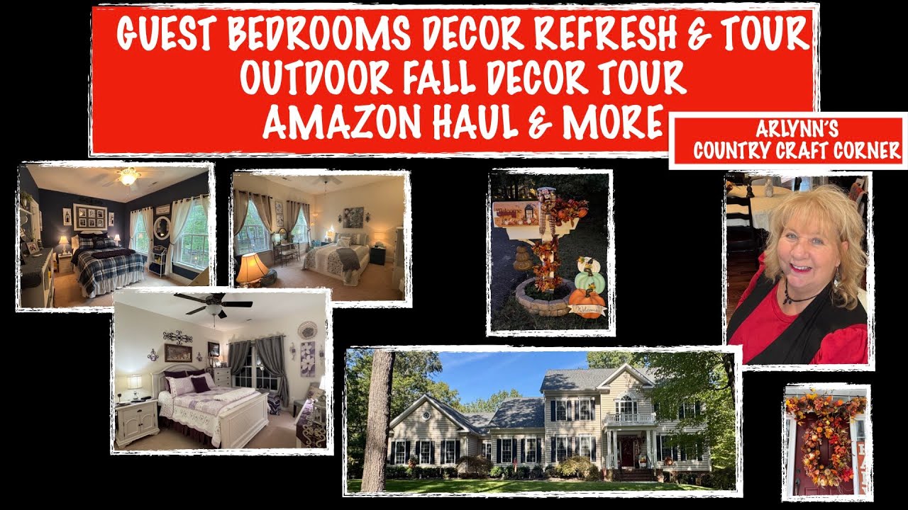 ОБНОВЛЕНИЕ ДЕКОРА ДЛЯ ГОСТЕВЫХ КОМНАТ И ЭКСКУРСИЯ - ОСЕННИЙ ДЕКОР НА ОТКРЫТОМ ВОЗДУХЕ - ЭКСКУРСИЯ...