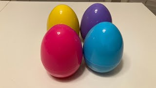Opening Build a Bear workshop Egg Hunt eggs