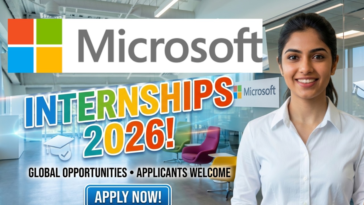 Microsoft Research Sciences Intern 2026: Apply Now! - YouTube