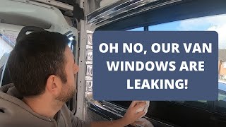 Oh No, Our Van Windows Are LEAKING! | Citroen Relay | Family Campervan | Installing Windows