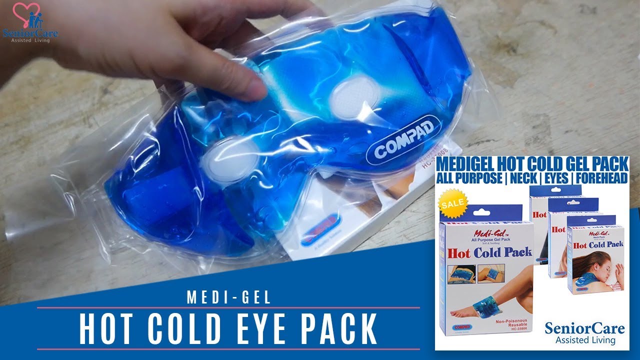 ABSOLUTELY AMAZING! Medigel Eye Mask Hot Cold Therapy Gel Pack For