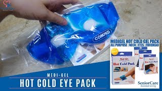 ABSOLUTELY AMAZING! Medigel Eye Mask Hot Cold Therapy Gel Pack For Relaxation of the Eye Area Resimi