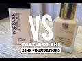 Battle of the 24Hr Foundations: Estee Lauder Double Wear VS Dior Forever Undercover