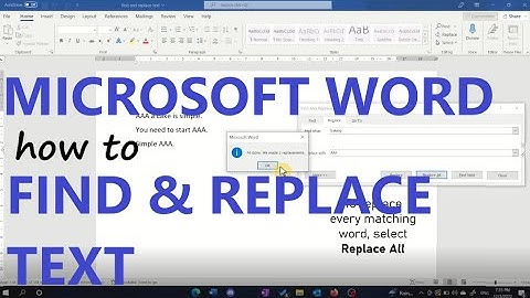 How to Find and Replace Text (+ Features) | Microsoft Word