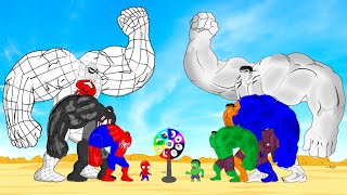 Rescue Evolution Of HULK vs Evolution Of SPIDER MAN : Who Is The King Of Super Heroes?