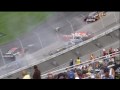 2009 NASCAR Dover Joey Logano Flips 7 Times (Replay)