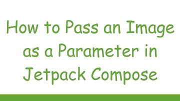 How to Pass an Image as a Parameter in Jetpack Compose