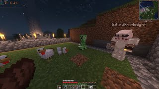 Creeper Hates Newborn Baby Chickens - Minecraft
