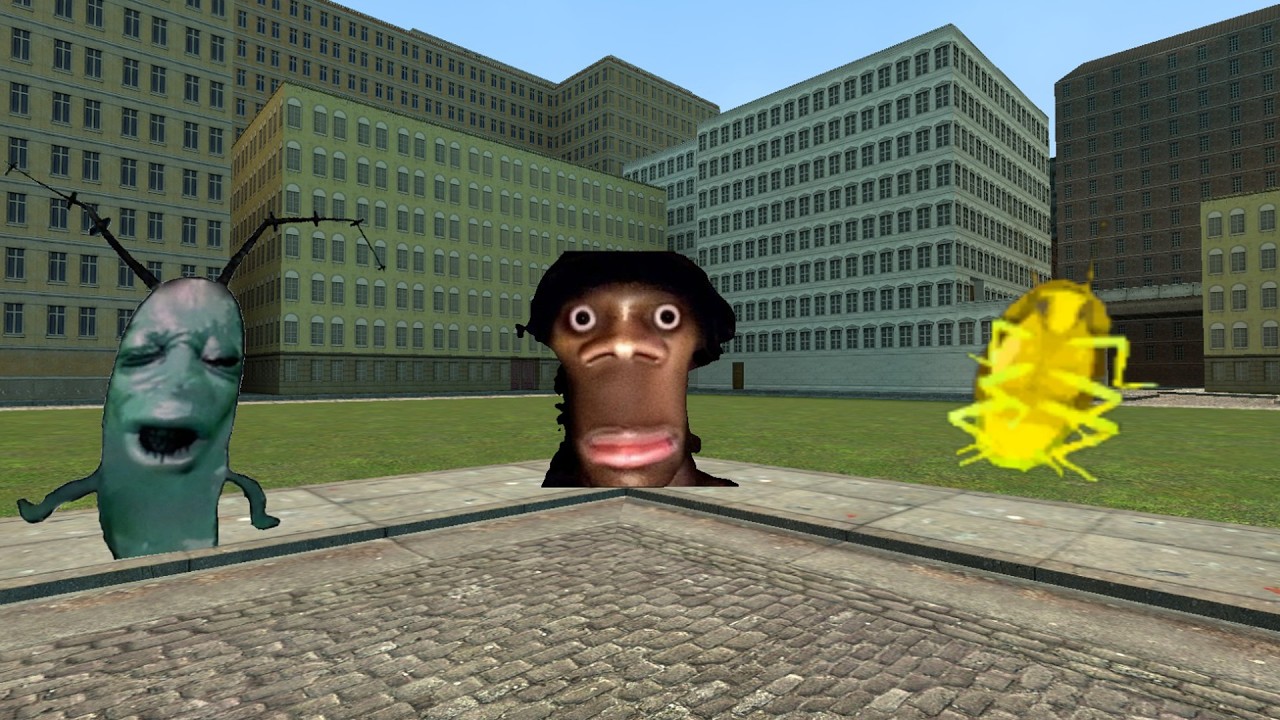 Plankton Aughh, Hi My Name Is Aughh And Cockroach Nextbot Gmod