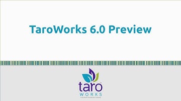 TaroWorks 6.0 Feature Preview
