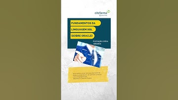 Curso de Fundamentos da linguagem SQL (sobre Oracle)