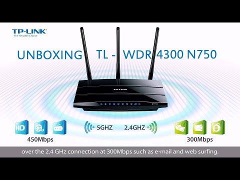 Unboxing Router TP-LINK TL-WDR4300 N750 DUAL BAND