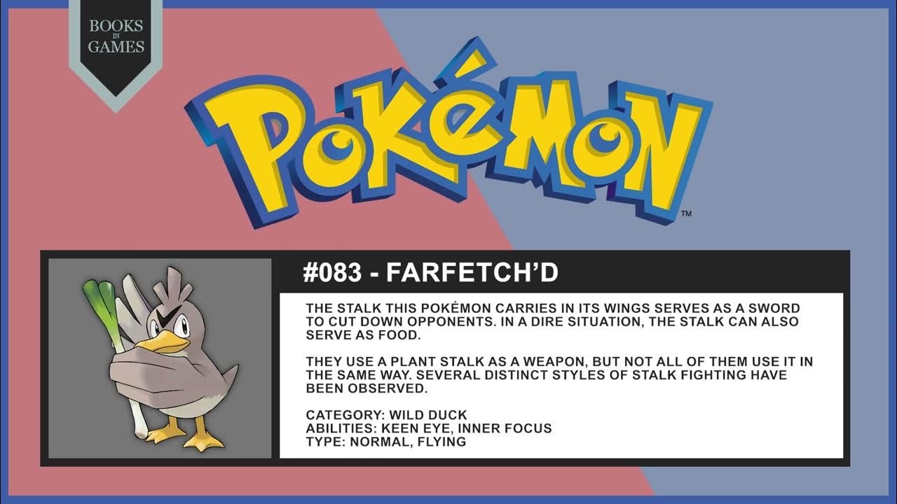 Farfetch'd - #083 -  Pokédex