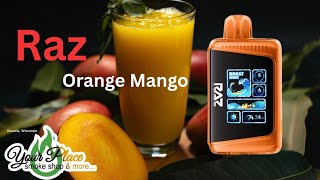 🔥 Orange Mango Madness? Raz LTX 25K Review 🍊🥭 | This Vape Hits  Different! 💨😂