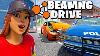 LE MEILLEUR SIMULATEUR de CRASH DU MONDE au VOLANT 😲 Test BeamNG Drive (c'est incroyable 😍) screenshot 1